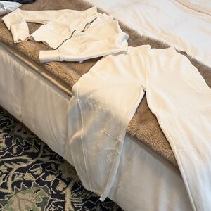 Free People Movement White Lounge Set